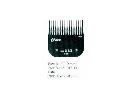 OSTER Hlavice 9,5mm Náhradný strihací nôž pre Oster 97-40 a 44 size3,5'- 9,5mm