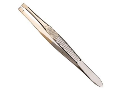 SIBEL Épil Hair Pro Pinzeta úzka, rovná sa zlatým zakončením - 95mm