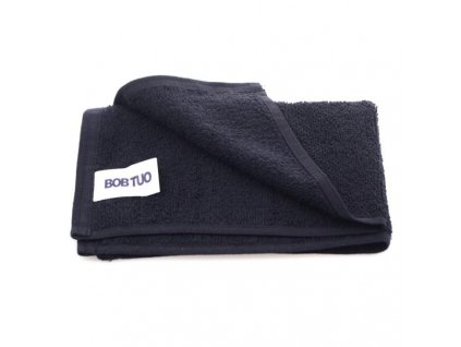 SIBEL Bob Too Mini Towels Black - malý froté uterák 45x28cm, 100% bavlna - čierny