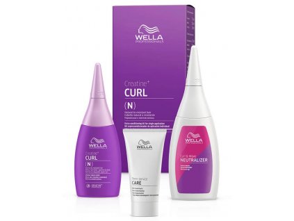 WELLA Curl SET Creatine+ N 30+75+100ml - trvalá pre prírodné alebo nepoddajné vlasy