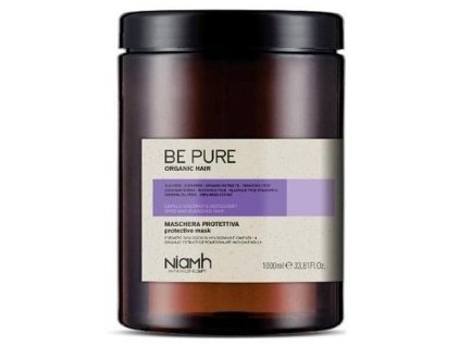 NIAMH Be Pure Protective Mask 1000ml - maska na farbené a odfarbené vlasy