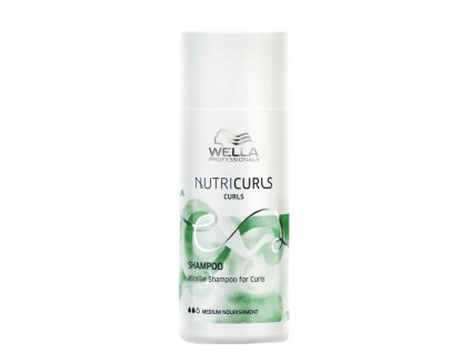 WELLA Nutricurls Curls Shampoo Medium 50ml - micelárny šampón pre kučeravé vlasy