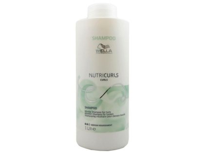WELLA Nutricurls Curls Shampoo Medium 1000ml - micelárny šampón pre kučeravé vlasy