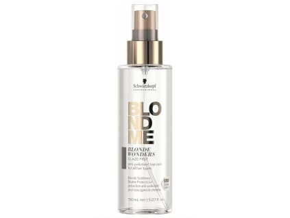 SCHWARZKOPF Blondme Blonde Wonders Glaze Mist 150ml - ochranný sprej pre všetky typy blond vlasov