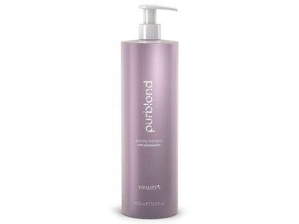 VITALITYS Purblond Glowing Shampoo 1000ml - šampón s keratínom pre studenú blond