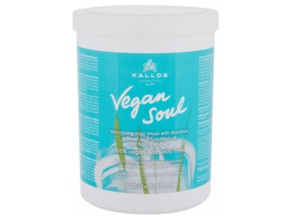 KALLOS Vegan Soul Volumizing Hair Mask 1000ml - maska pre väčší objem vlasov