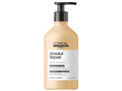 LOREAL Serie Expert Absolut Repair Gold Quinoa Conditioner 500ml - na veľmi poškodené vlasy