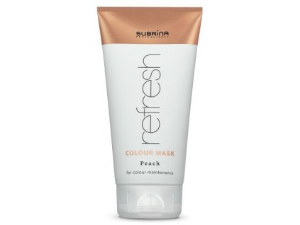 SUBRÍNA Refresh Colour Mask Peach 150ml - vyživujúca farbiaci maska na vlasy - broskyňová