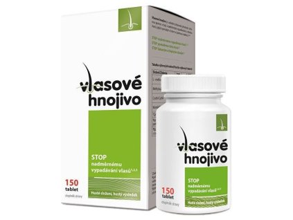 VLASOVÉ HNOJIVO 150 tabliet proti vypadávaniu, rednutiu, lámaniu a štiepeniu vlasov