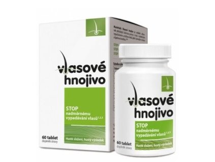 VLASOVÉ HNOJIVO 60 tabliet proti vypadávaniu, rednutiu, lámaniu a štiepeniu vlasov