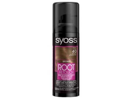 SYOSS Root Retouch BROWN 120ml - tónovacia farba na odrasty v spreji - hnedá