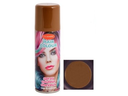 Z GOOD MARK Farba na vlasy v spreji Brown 125ml - Farebný lak na vlasy - hnedý