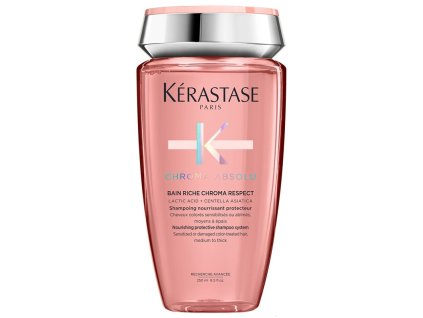 KÉRASTASE Chroma Absolu Bain Riche Chroma Respect 250ml - vyživujúci šampón pre farbené vlasy