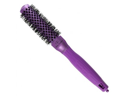 OLIVIA GARDEN VIO-24 VIOLET Nano Thermic Ceramic + ION - guľatá kefa na vlasy 24mm