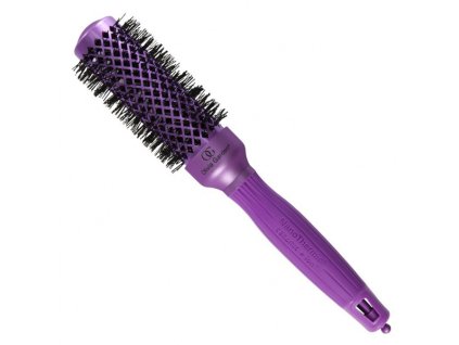 OLIVIA GARDEN VIO-34 VIOLET Nano Thermic Ceramic + ION - guľatá kefa na vlasy 34mm