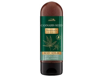 JOANNA Cannabis Seed Body Scrub 200ml - hydratačný telový peeling s výťažkom konopí
