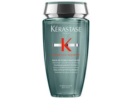 KÉRASTASE Genesis Homme Bain De Force 250ml - čistiaci posilňujúci šampón pre oslabené vlasy