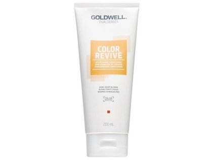 GOLDWELL Dualsenses Color Revive Conditioner 200ml - farebný kondicionér - Dark Warm Blonde