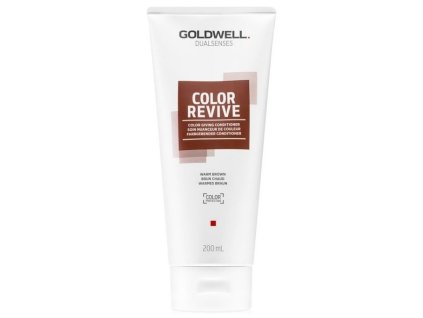 GOLDWELL Dualsenses Color Revive Conditioner 200ml - farebný kondicionér - Warm Brown