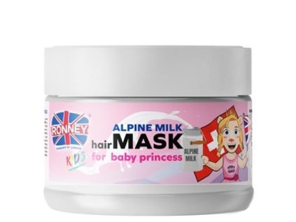 RONNEY Kids Alpine Milk Mask For Baby Princess 300ml - maska na vlasy pre deti