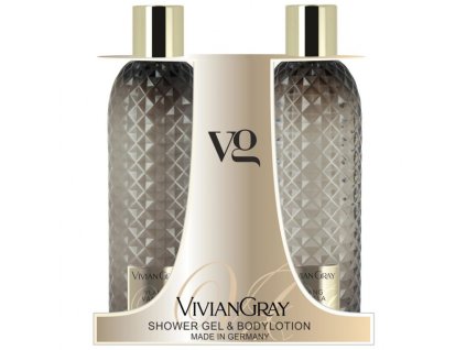 VIVIAN GRAY YLANG VANILLA Shower Gel + Body Lotion 2x300ml - sprchový gél + telové mlieko