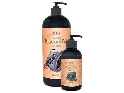 BES Fragrance Papaya And Goji Mask 300ml - vlasová maska s vôňou Papaya a Goji