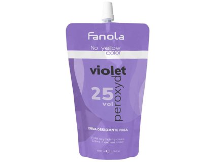 FANOLA No Yellow Violet Peroxyd 25vol - fialový oxydant s anti-žltým účinkom