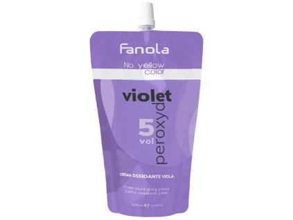 FANOLA No Yellow Violet Peroxyd 5vol - fialový oxydant s anti-žltým účinkom