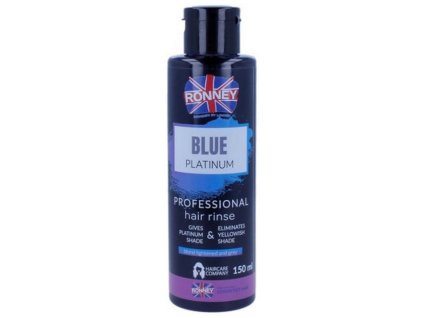 RONNEY Blue Platinum  Hair Rinse 150ml - preliv proti žltému nádychu vlasov