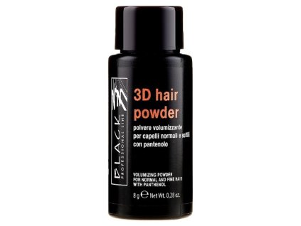 BLACK Professional 3D Hair Powder With Panthenol 8g - objemový púder pre jemné vlasy