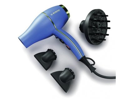 KIEPE Professional Bloom Hairdryer MARINE BLU 2000W - profi sušič vlasov s difuzérom - modrý