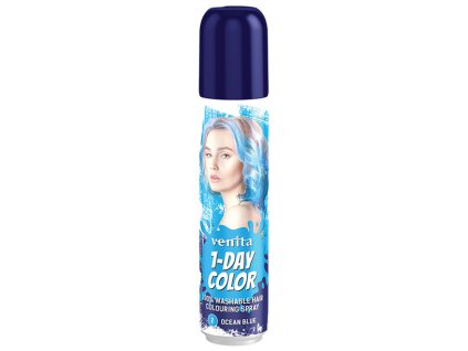VENITA 1-DAY Colouring Spray 2 OCEAN BLUE - farebný sprej na vlasy 50ml - svetlo modrý