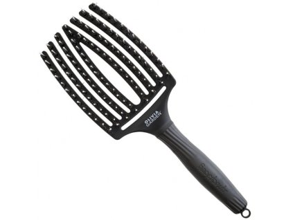 OLIVIA GARDEN FB1PC-CL Fingerbrush Combo Large Black - Profesionálna kefa s diviačími štetinami