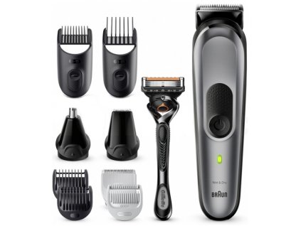 BRAUN MGK 7420 All-in-One Style Kit 10in1 viacúčelový zastrihávač + holiaci strojček Gillette