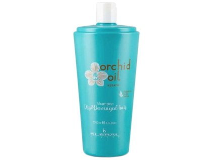 KLÉRAL Orchid Oil Keratín Dry Damaged Shampoo 1000ml - keratínový šampón na suché vlasy