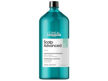 L´ORÉAL Scalp Advanced Anti-Oiliness Dermo-Purifier Shampoo 1500ml - šampón na mastné vlasy