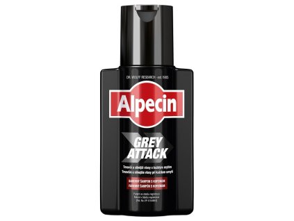 ALPECIN Grey Attack Shampoo 200ml - farebný šampón proti šedinám a vypadávaniu vlasov