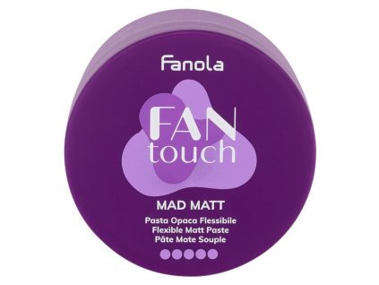 FANOLA Fan Touch Mad Matt Flexible Paste 100ml - pružná matná pasta na vlasy