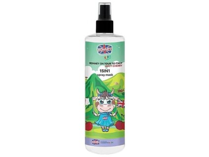 RONNEY Kids 15in1 Spray Mask Juicy Cherry 285ml - regeneračná maska v spreji pre deti