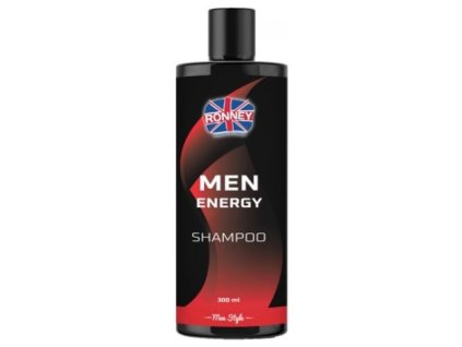 RONNEY Men Energy Shampoo 300ml - Osviežujúci šampón na vlasy pre mužov