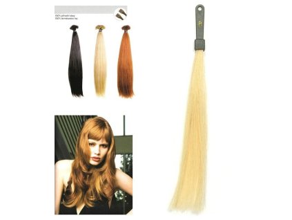 SO.CAP. Rovné vlasy Prírodný odtieň 8001LC 35-40cm - svetlá blond 20