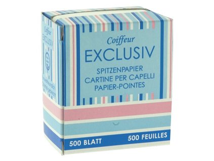 COIFFEUR EXCLUSIV Papier Pointes - kadernícke papieriky na trvalú onduláciu 500ks
