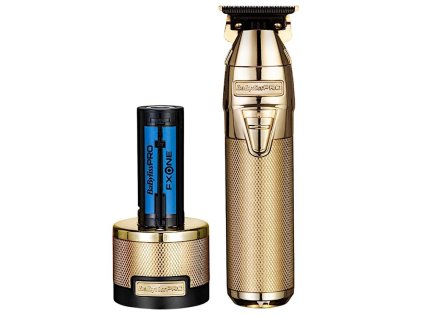 Profesionální konturovací strojek BABYLISS PRO FXONE Gold skeleton trimmer FX799GE