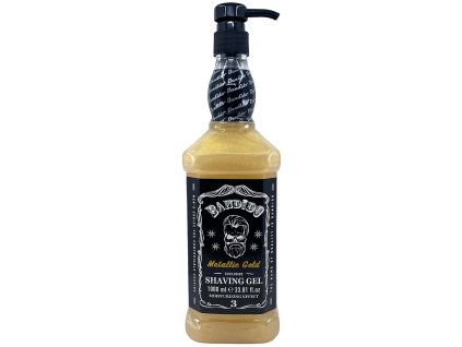 64745 metalicky zlaty gel na holeni bandido exclusive shaving gel metallic gold 1000 ml