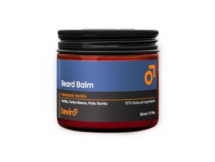 60224 balzam na vousy beviro beard balm honkatonk vanilla 50 ml