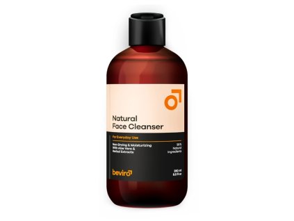 63284 prirodni myci gel na oblicej beviro natural face cleanser 250 ml