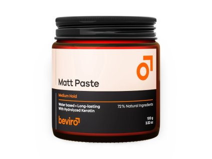 63290 matna pasta na vlasy beviro matt paste medium hold 100 g