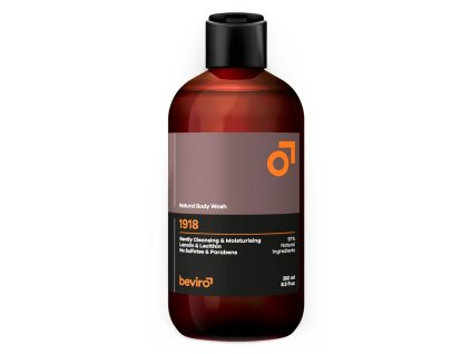 63299 sprchovy gel pro muze beviro natural body wash 1918 250 ml