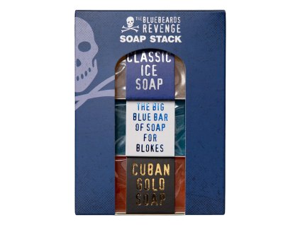62963 darkova sada mydel bluebeards revenge soap stack kit 3 x 175 g