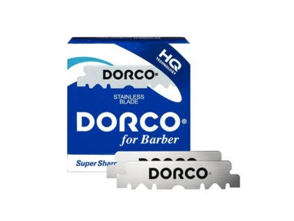 64781 polovicni ziletky na holeni dorco for barber blue single edge 100 ks